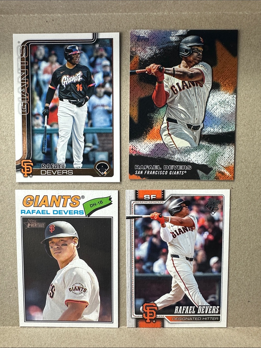 4 Bryce Eldridge rookies in Giants lot of 22 + Matt Chapman/Jung Hoo Lee/Devers - Picture 13 of 16